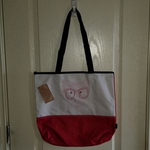 Embroidered canvas bag